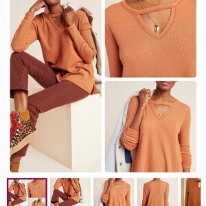 Women's Orange Sweater